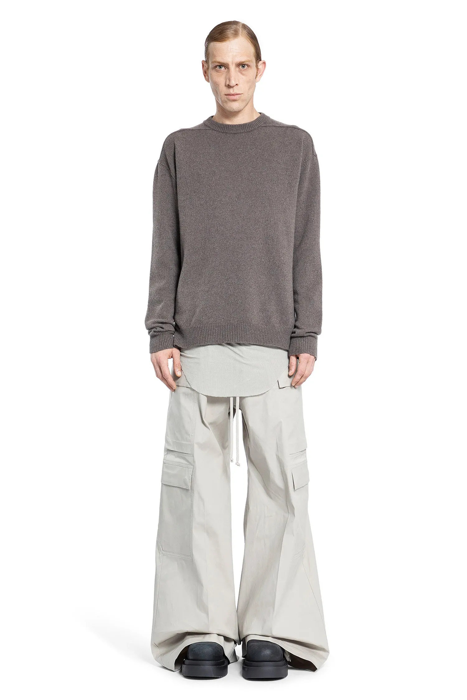 RICK OWENS MAN GREY TROUSERS