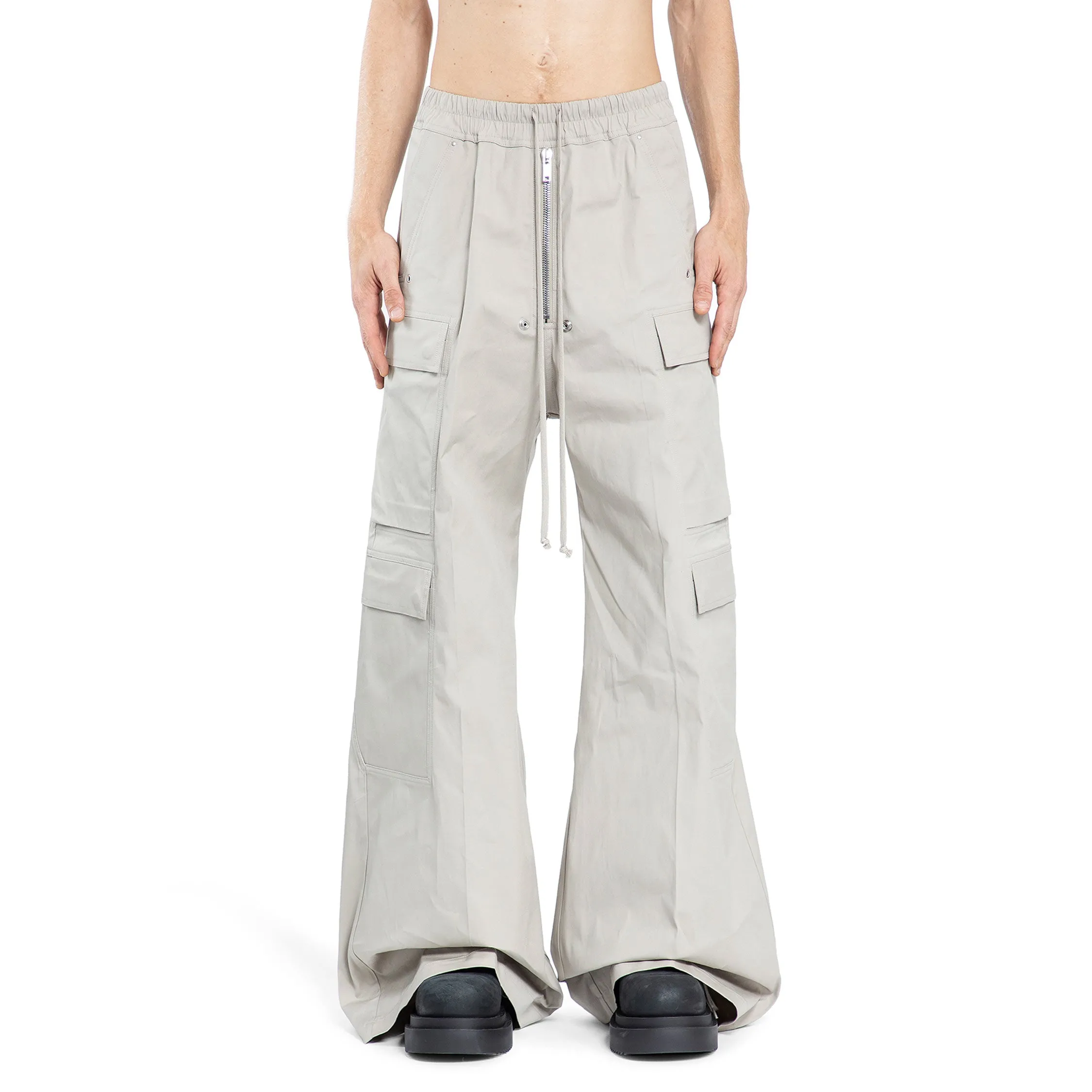 RICK OWENS MAN GREY TROUSERS