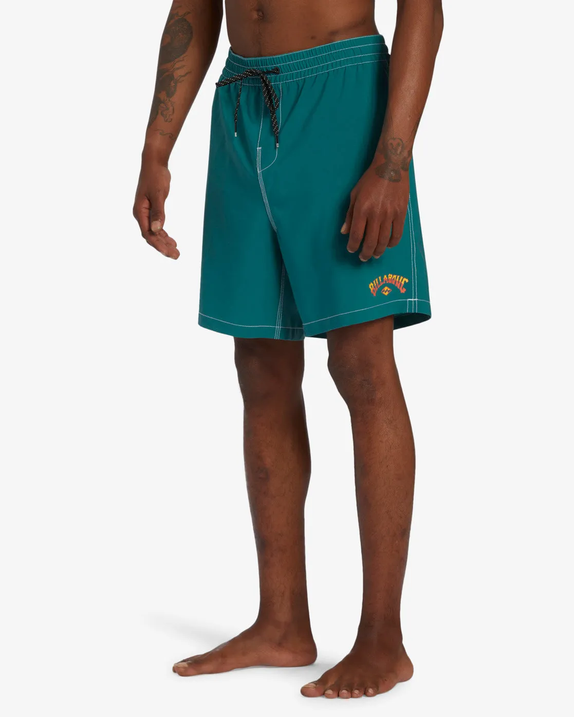 Riot Layback 18.5 Swim Trunks - Evergreen