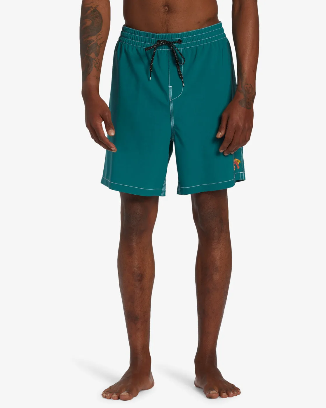 Riot Layback 18.5 Swim Trunks - Evergreen