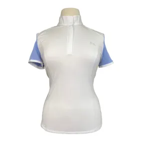 RJ Classics 'Aerial 37.5' Show Shirt in White w/Blue - Women's XL