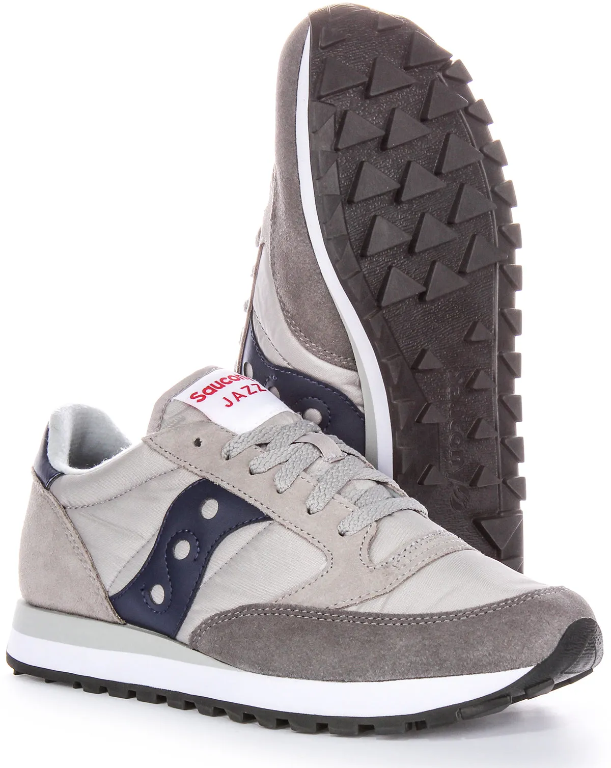 Saucony Jazz Original In Grey Blue For Men