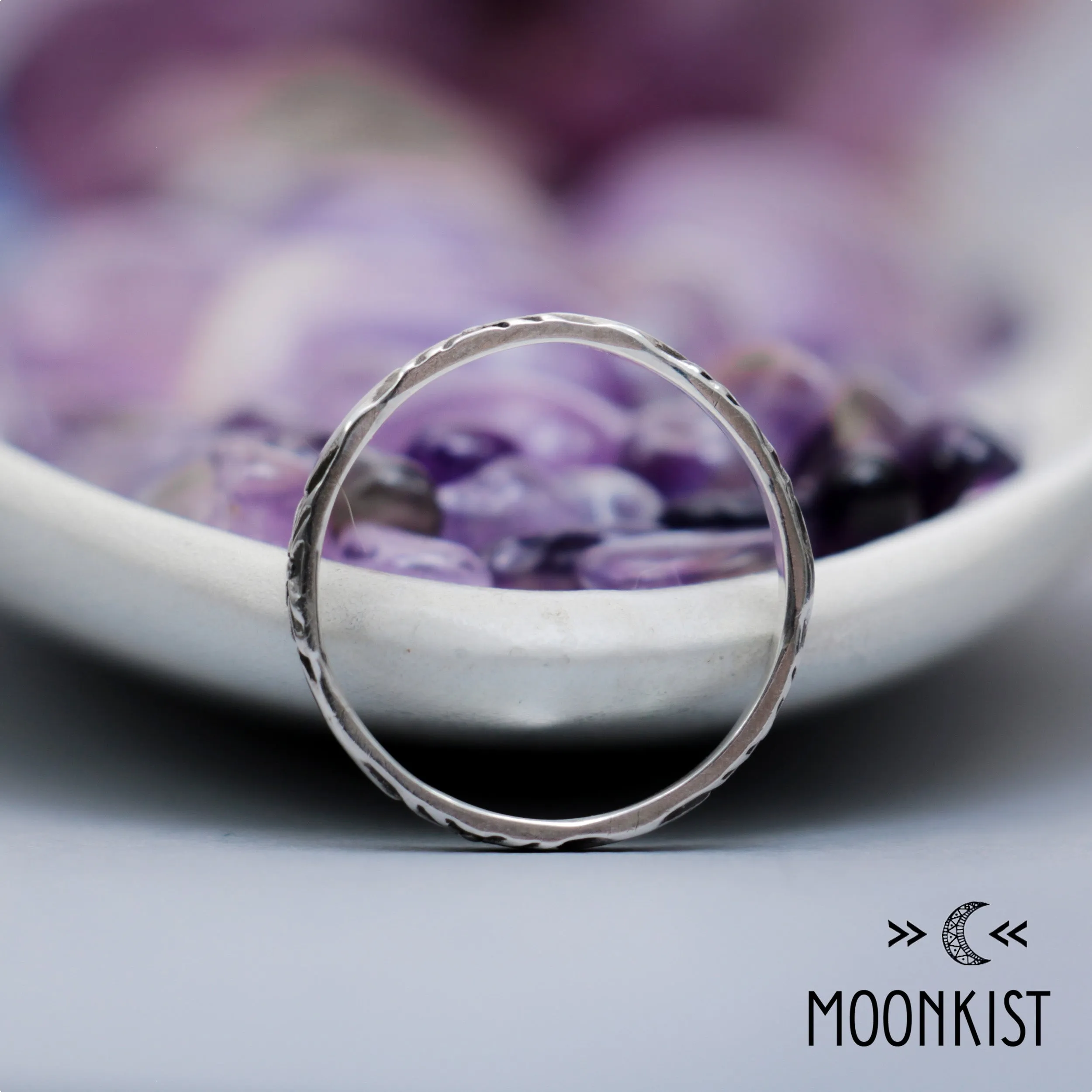 Silver Southwestern Wedding Ring for Women | Moonkist Designs