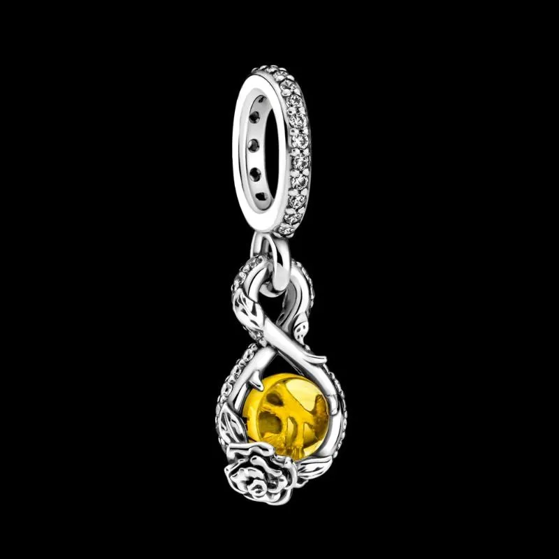 Sterling Zircon Silver Charms For Women & Girls