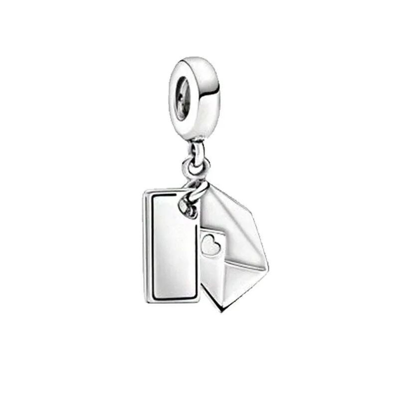 Sterling Zircon Silver Charms For Women & Girls