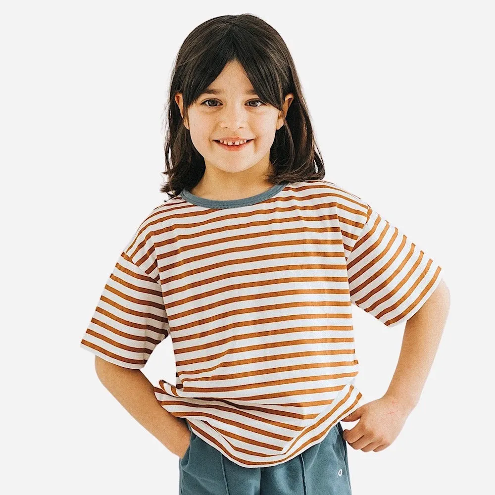 Striped Boxy Tee