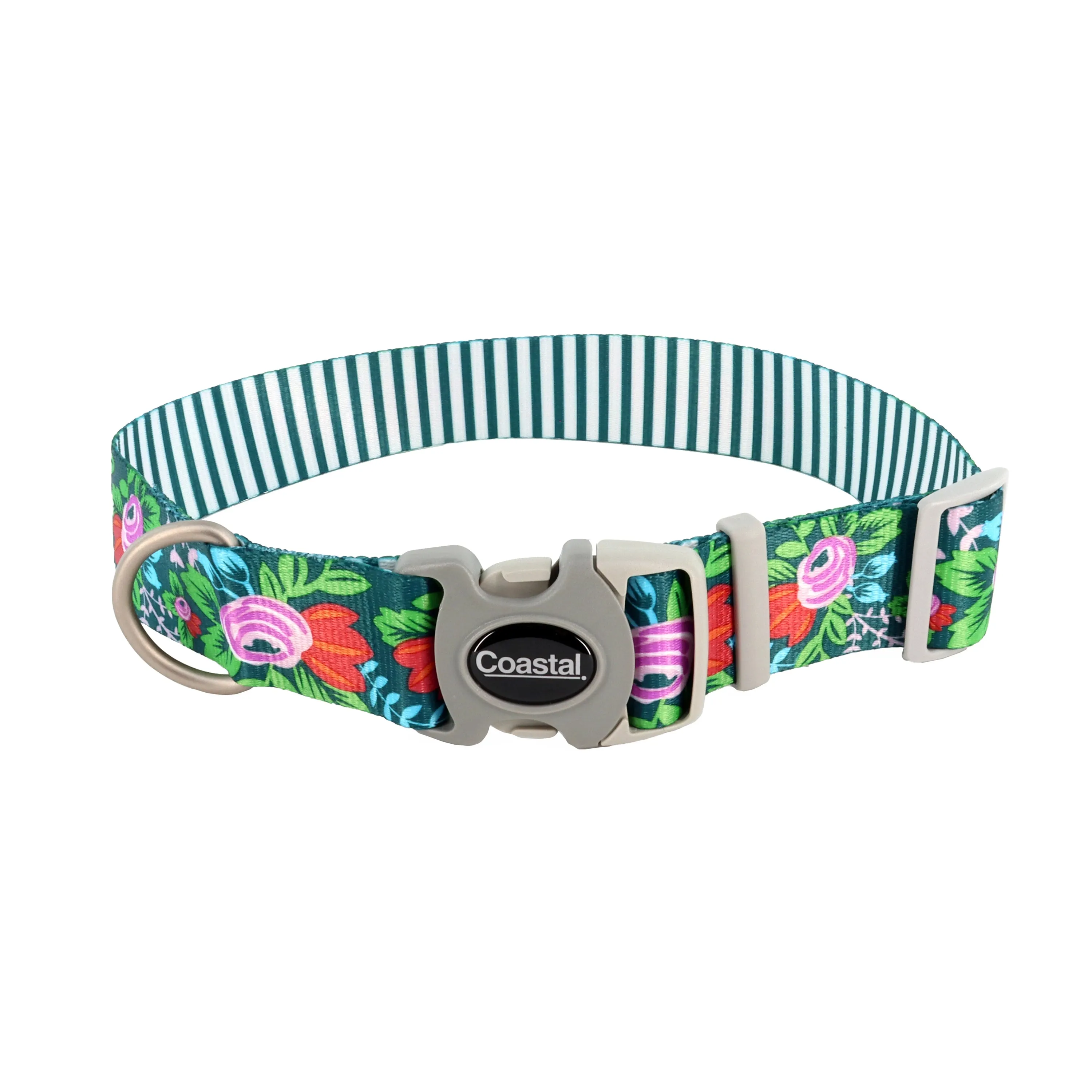 Sublime Adjustable Dog Collar Floral Small