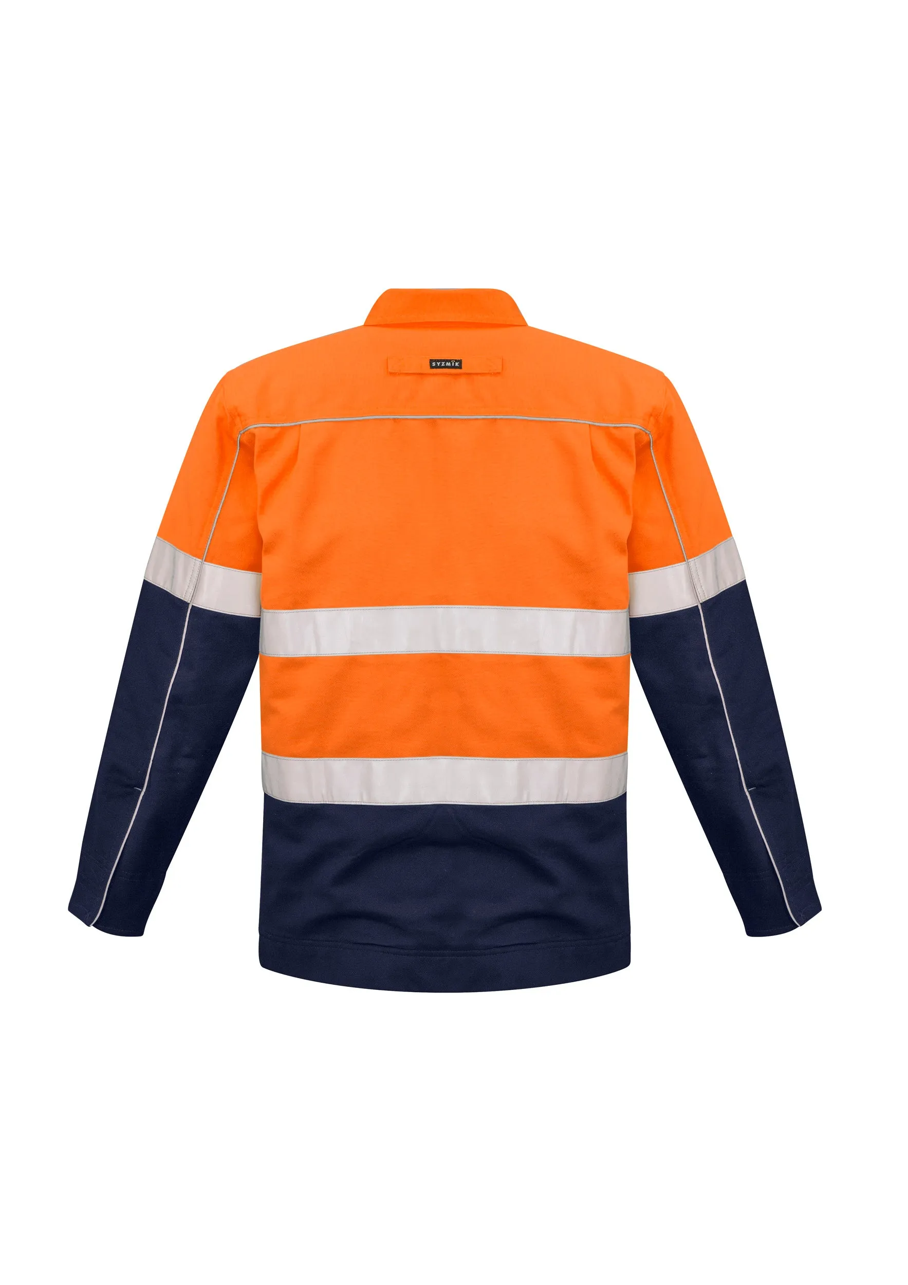 Syzmik Mens Hi Vis Cotton Drill Jacket