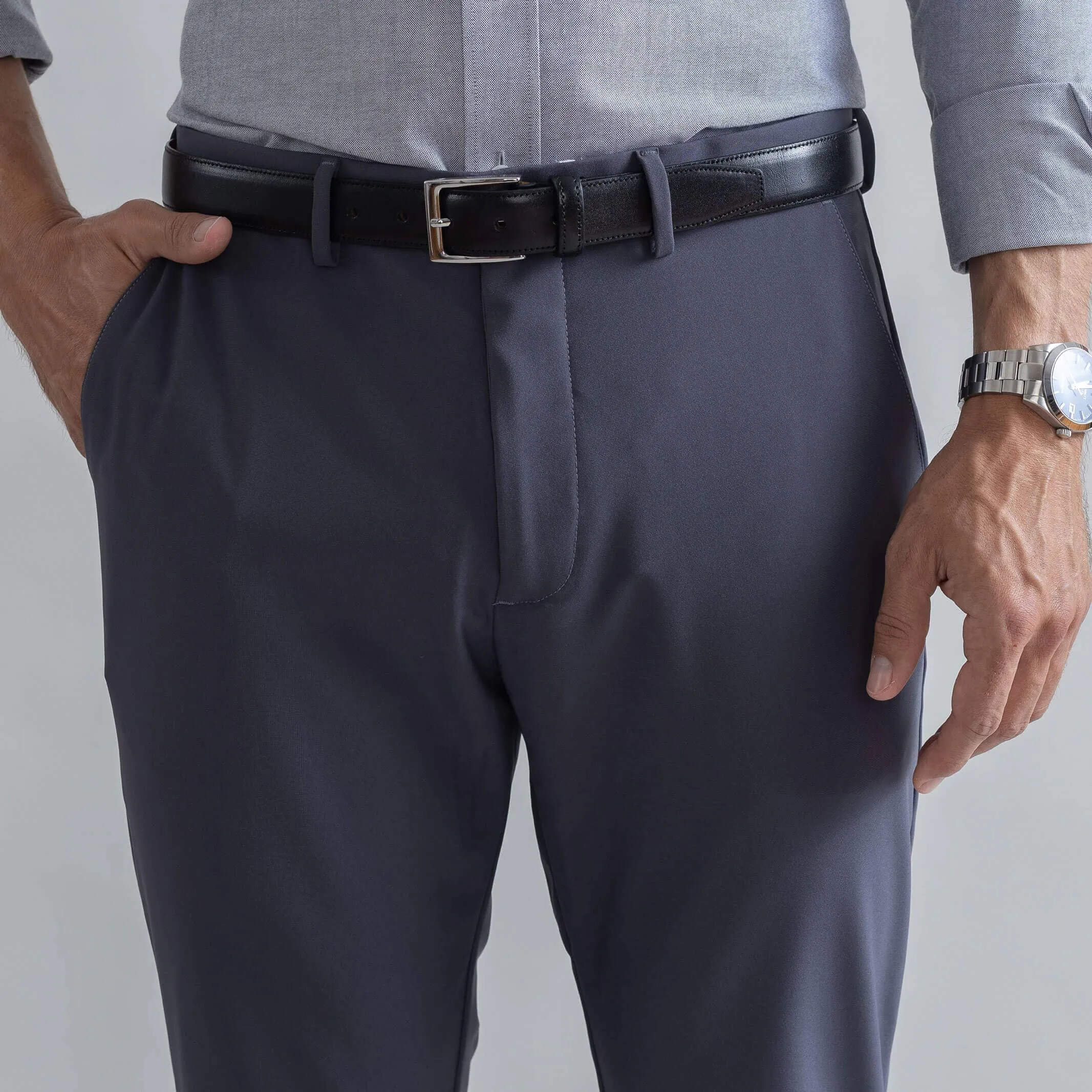 The Dark Grey Performance Stretch Richmond Chino Custom Pant