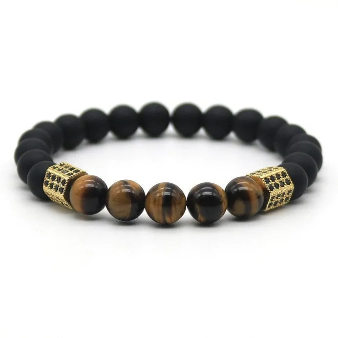 Tiger Power Hexagon Bracelet