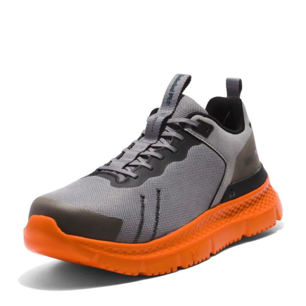 Timberland PRO Setra TB0A5SP3065 Men's Athletic Composite Toe Work Shoe - Grey/Orange