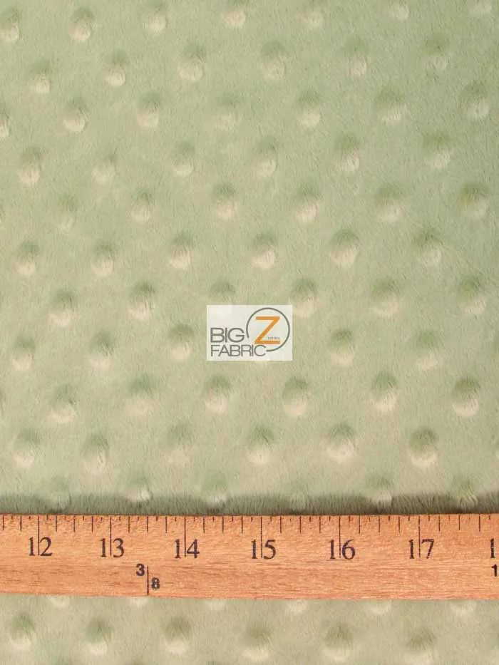 White Minky Dimple Dot Baby Soft Fabric / Sold By The Yard