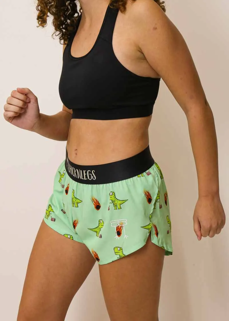 Women's Dino-sore 1.5" Split Shorts